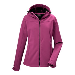 Killtec Softshelljacke KOS 481 (Kapuze, winddicht, wasserabweisend) magenta Damen